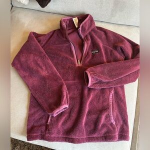 Patagonia Girls' Fleece in Deep Purple